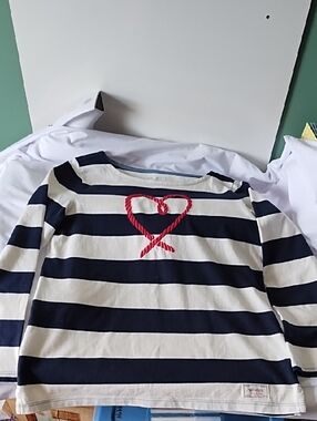 Takbots Petite Nautical Long Sleeve Top